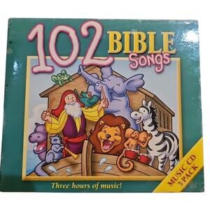 102 Bible Songs -3 Hours Of Music (4 CDs) New Sealed